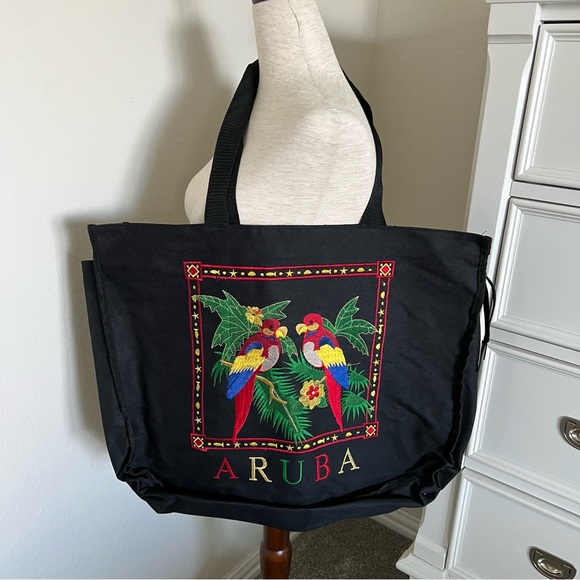 Embroidered Aruba Tote - Picture 1 of 5